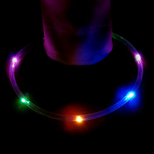 22" Flashing Six Color Led Necklace