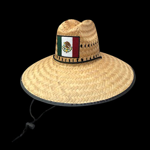 6 pc Mexico Straw Hat