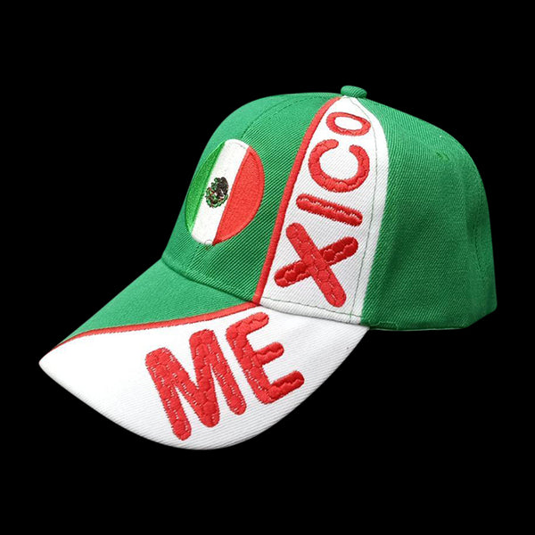 12 Piece Mexico Flag baseball Hat