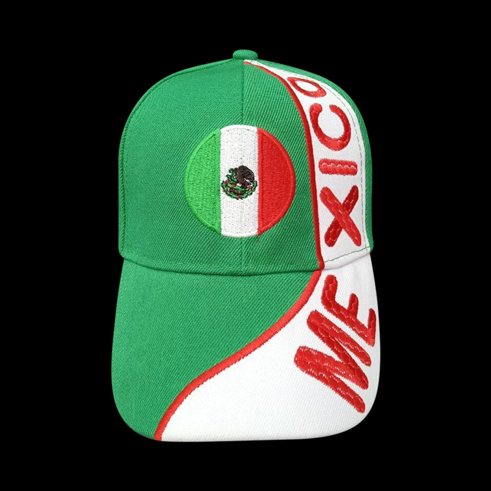 12 Piece Mexico Flag baseball Hat