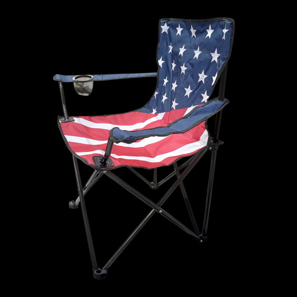 10 Piece AMerican Flag Camping Chair