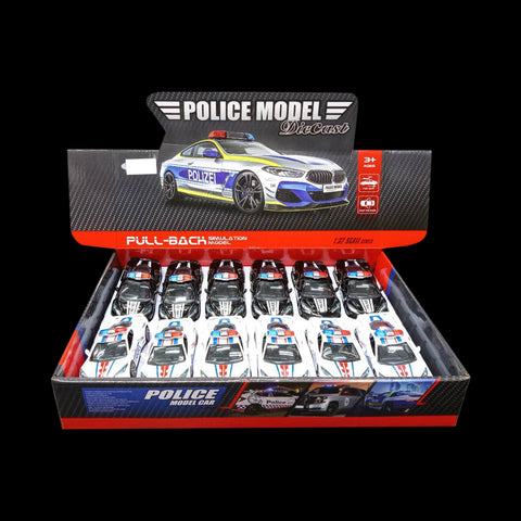 12 Piece Police Car Diecast Set