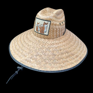 6 Piece Horse Straw Hat