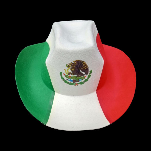 Mexican Flag Cowboy Hat