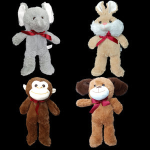 13" Natural Animal Plush Assortment