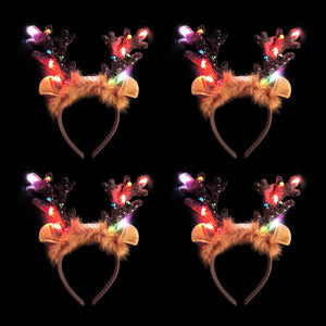 Christmas  Reindeer Antelers Led Headband