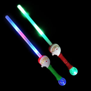 Led Light up Christmas Santa Clause Wand