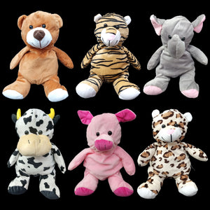 10" Bean Bag Animal Plush Assortment