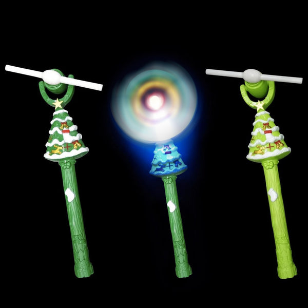 led Christmas Tree Spinning WIndmill Wand