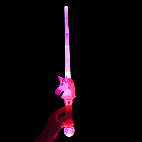 Led Unicorn Expandable sword